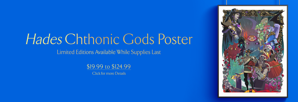 Hades 'Chthonic Gods' Posters